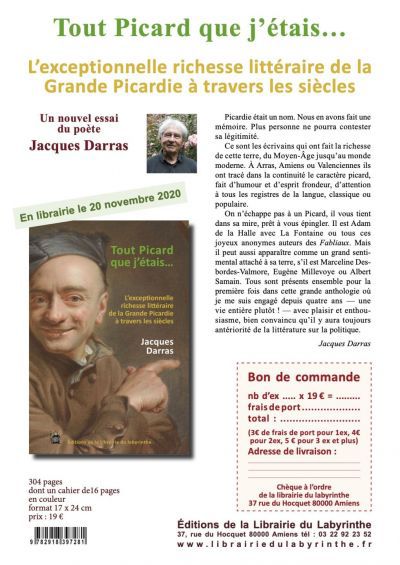 Tout Picard que j’étais, bon de commande